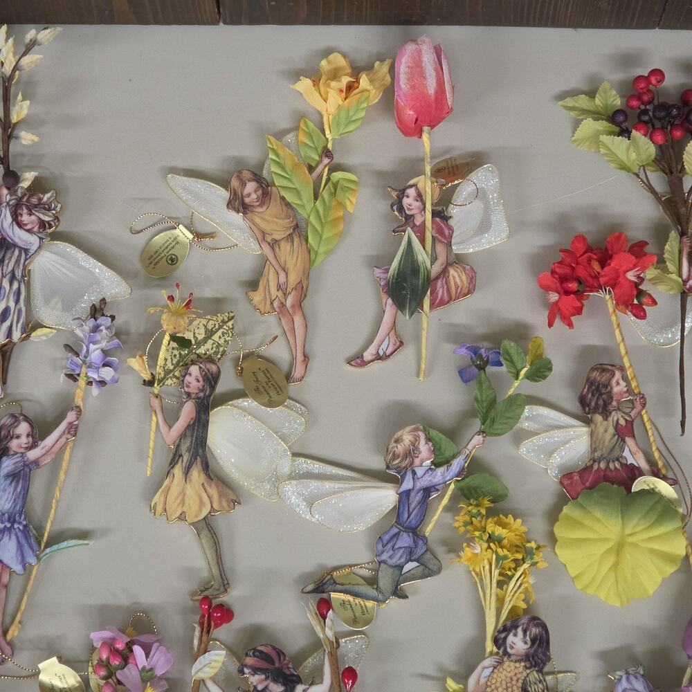 Bradford Editions Flower Fairies Complete 36 Ornament Collection w/ COAs 2000 - Picture 4 of 12